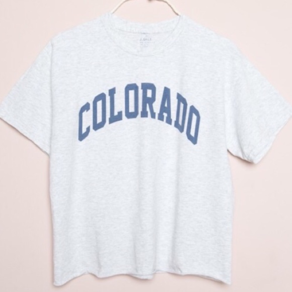 brandy melville colorado crop top